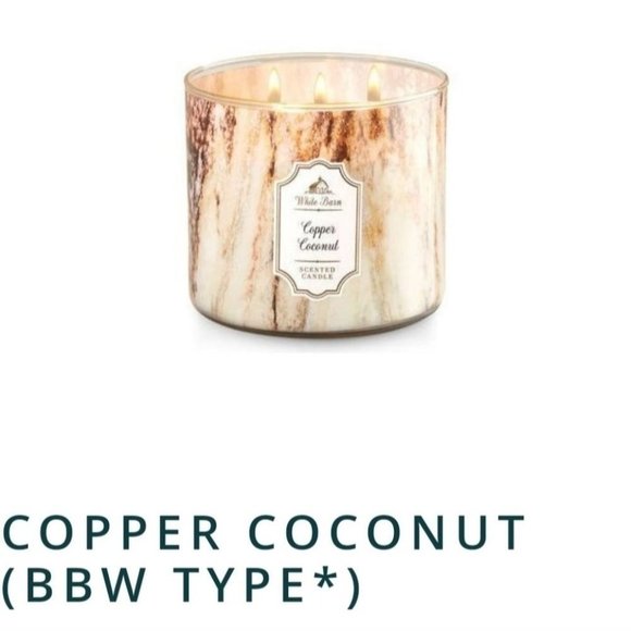 Aztec Candle & Soap Supplies Office Copper Coconut Bbw Type Candle